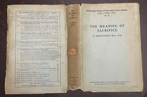 MEANING OF SACRIFICE - 1st, 1930 - PSYCHO ANALYSIS, OEDIPUS COMPLEX, PARRICIDE