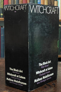 WITCHCRAFT: BLACK ART, WITCHCRAFT AT SALEM, MALLEUS MALEFICARUM - 1971, 3 Vols