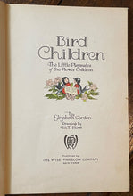 BIRD CHILDREN - Gordon / Ross, 1939 - EDUCATIONAL ILLUSTRATED BIRDS FAIRIES