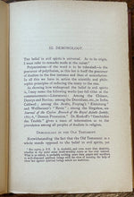 MAGIC, DIVINATION & DEMONOLOGY - 1st 1898 - BLACK WHITE MAGICK DEMONS NECROMANCY