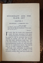 WITCHCRAFT AND THE BLACK ART - Wickwar, 1st 1926 - WITCHES MAGICK DEMONS PACTS