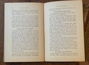 SPIRIT MEDIUMSHIP: HOW TO DEVELOP IT - 1912 CONJURE SPIRITS AFTERLIFE POSSESSION