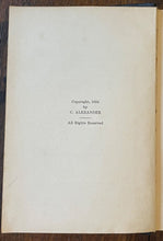 INNER SECRETS OF PSYCHOLOGY - C. Alexander, 1st 1924 - MAGIC, PSYCH, SELF-HELP