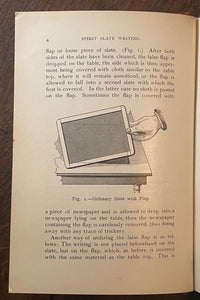 SPIRIT SLATE WRITING & KINDRED PHENOMENA - 1st 1898 - SPIRITUALIST MAGIC TRICKS