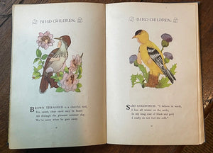 BIRD CHILDREN - Gordon / Ross, 1939 - EDUCATIONAL ILLUSTRATED BIRDS FAIRIES