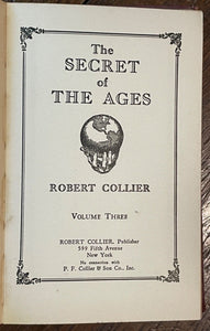 SECRET OF THE AGES - Collier, 1st 1926 NEW THOUGHT LAW OF ATTRACTION THE SECRET