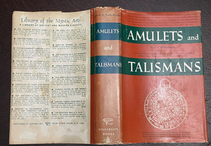 AMULETS AND TALISMANS - Budge, 1968 - MAGICK, EVIL SPIRITS, SPIRITUAL PROTECTION