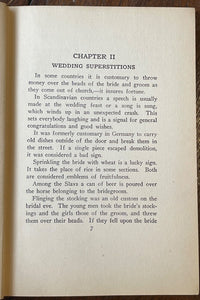 SIGNS, OMENS AND SUPERSTITIONS - 1st 1918 - DIVINATION, MAGICK, FOLKLORE, LUCK