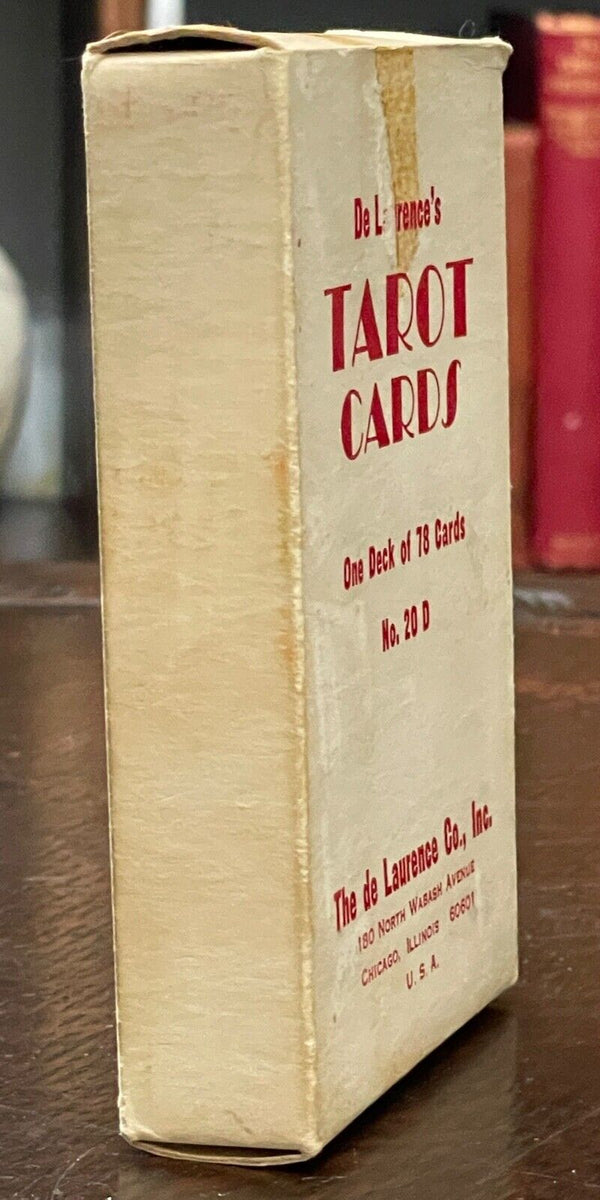 DE LAURENCE'S TAROT CARDS NO. 20D - Red Cards, 1919 - FULL SET 80 UNUS ...