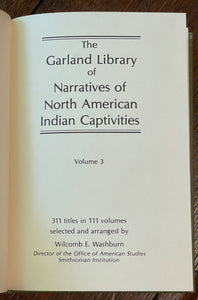 DECENNIUM LUCTUOSUM: NARRATIVES OF AMERICAN INDIAN CAPTIVES - Mather, 1st 1978