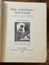 THE SANDMAN'S MOUNTAIN - Dodge, 1st 1920 - CHILDREN'S ILLUSTRATED FAIRYTALES