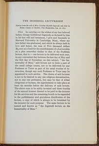 METEMPSYCHOSIS - Moore, 1st 1914 - TRANSMIGRATION OF SOULS, SPIRITS, AFTERLIFE