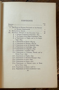 EUSAPIA PALLADINO & HER PENOMENA - Carrington 1909 SPIRITS MEDIUM PARAPSYCHOLOGY