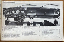 1976 - VW VOLKSWAGEN TYPE 2 OWNER'S MANUAL - Station Wagon, Kombi, Campmobile