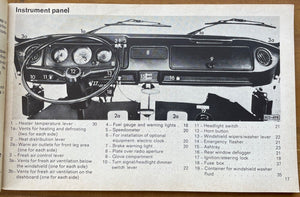1976 - VW VOLKSWAGEN TYPE 2 OWNER'S MANUAL - Station Wagon, Kombi, Campmobile