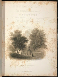 THE RURAL CEMETERIES OF AMERICA: GREEN-WOOD ILLUSTRATED - 1st Ed, 1847 GRAVEYARD