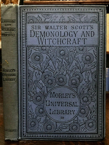 1884 - LETTERS ON DEMONOLOGY AND WITCHCRAFT - Sir Walter Scott - MAGICK OCCULT