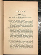 PHYSIOLOGY OF BODILY EXERCISE - LaGrange, 1st Ed 1890 - EARLY SPORTS MEDICINE