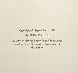 1938 Manly P. Hall - CODEX ROSAE CRUCIS - ROSICRUCIAN HERMETIC ALCHEMY MAGICK