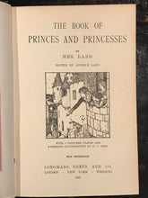 BOOK OF PRINCES AND PRINCESSES - Lang, Ford Illustrations - New Impression, 1931