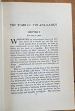 TOMB OF TUT-ANKH-AMEN - HOWARD CARTER, 2 Vols 1926/27 - KING TUT ANCIENT EGYPT