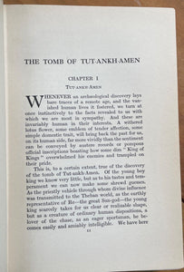 TOMB OF TUT-ANKH-AMEN - HOWARD CARTER, 2 Vols 1926/27 - KING TUT ANCIENT EGYPT