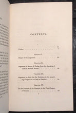 1838 CHARLES BABBAGE - NINTH BRIDGEWATER TREATISE - NATURAL THEOLOGY, COMPUTERS