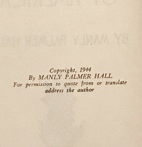 SECRET DESTINY OF AMERICA - Manly Hall, 1st Ed 1944 - SECRET MYSTIC FOUNDATION