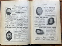 THE CAT REVIEW - 1st, Jan-June 1910 KITTY FELINE JOURNAL, BREEDING, HEALTH, ADS