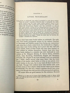 WITCHCRAFT TODAY - Gerald B. Gardner, First Ed, 1954 - WITCHCRAFT WICCA MAGICK