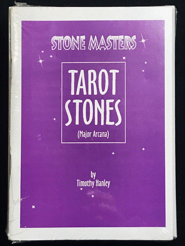 STONE MASTERS / TAROT STONES - TIMOTHY HANLEY 1995 MINT, SEALED Divination Tarot