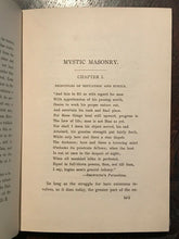 MYSTIC MASONRY: SYMBOLS OF FREEMASONRY - J.D. Buck, 1910 - OCCULT MYSTERIES