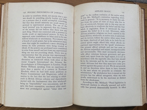 PSYCHIC PHENOMENA OF JAMAICA - Williams, 1st 1934 - VOODOO WITCHCRAFT SORCERY