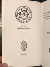 777 - Aleister Crowley - Level Press, 1971 - MAGICK OCCULT