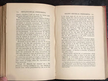 METAPSYCHICAL PHENOMENA - J. Maxwell, 1st/1st 1905, METAPHYSICAL MEDICAL PSYCHIC