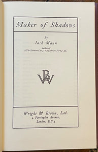 MAKER OF SHADOWS - Arno Press / Mann, 1st 1976 - SUPERNATURAL OCCULT DRUIDS