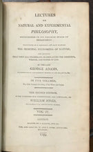 LECTURES ON NATURAL AND EXPERIMENTAL PHILOSOPHY - 1799, 5 Vols - INVENTIONS