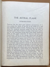 ASTRAL PLANE - Leadbeater, 1918 - AFTERLIFE, SPIRITUALISM, SPIRITS, GHOSTS, AURA
