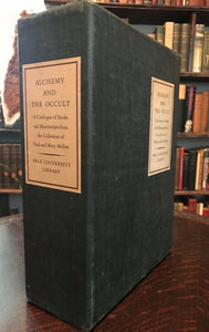 ALCHEMY & THE OCCULT: A CATALOGUE OF BOOKS & MANUSCRIPTS, LTD ED 500 - 2 VOL SET