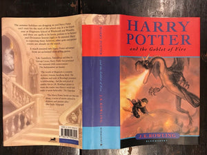 HARRY POTTER & The Goblet of Fire - 1st Ed British UK - JK Rowling 2000, HC/DJ