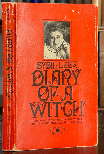 DIARY OF A WITCH - Sybil Leek, 1969 - WICCA WITCHCRAFT MAGICK DIVINATION