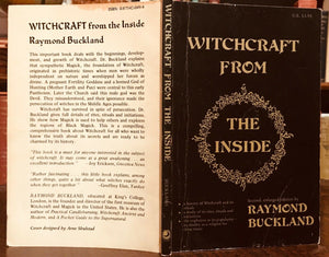 WITCHCRAFT FROM THE INSIDE - Raymond Buckland, 1975 - WICCA OCCULT - SIGNED