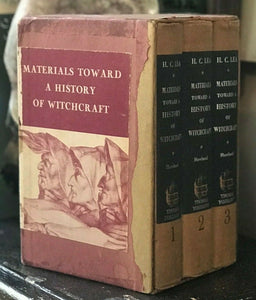 MATERIALS TOWARD A HISTORY OF WITCHCRAFT - 1st Ed, 1957 - 3 VOLS WITCHES SORCERY