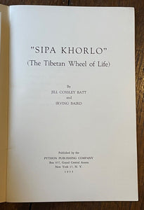 SIPA KHORLO: TIBETAN WHEEL OF LIFE - 1st 1955 BUDDHIST RITUALS SYMBOLS TEACHINGS