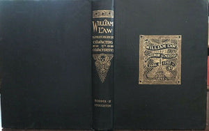 WILLIAM LAW, NONJUROR AND MYSTIC - Whyte, 1st 1893 - THEOLOGY SPIRIT - SIGNED