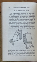 1860 BOY'S OWN CONJURING BOOK - PARLOR MAGIC TRICKS ILLUSIONS Copy of G. Johnson