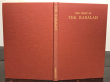 Introduction to the Study of The Kabalah (Kabbalah) - Westcott, 1950s - OCCULT