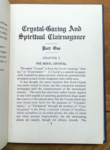 CRYSTAL GAZING & SPIRITUAL CLAIRVOYANCE - de LAURENCE, 1913 DIVINATION MAGICK