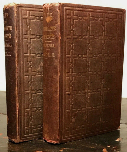 THE LIFE OF CHARLOTTE BRONTE - Gaskell, 1st/1st U.S. Ed. 1857 - 2 Volumes