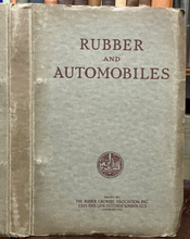 RUBBER AND AUTOMOBILES - 1st, 1933 - MECHANICAL, LATEX, RUBBER, CARS, VEHICLES